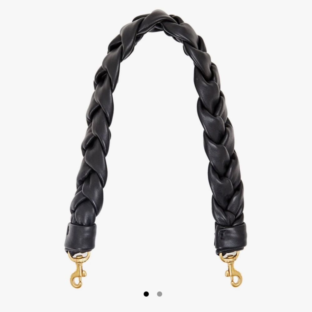 LIKE NEW CLARE V BRAIDED SHOULDER STRAP LEATHER
